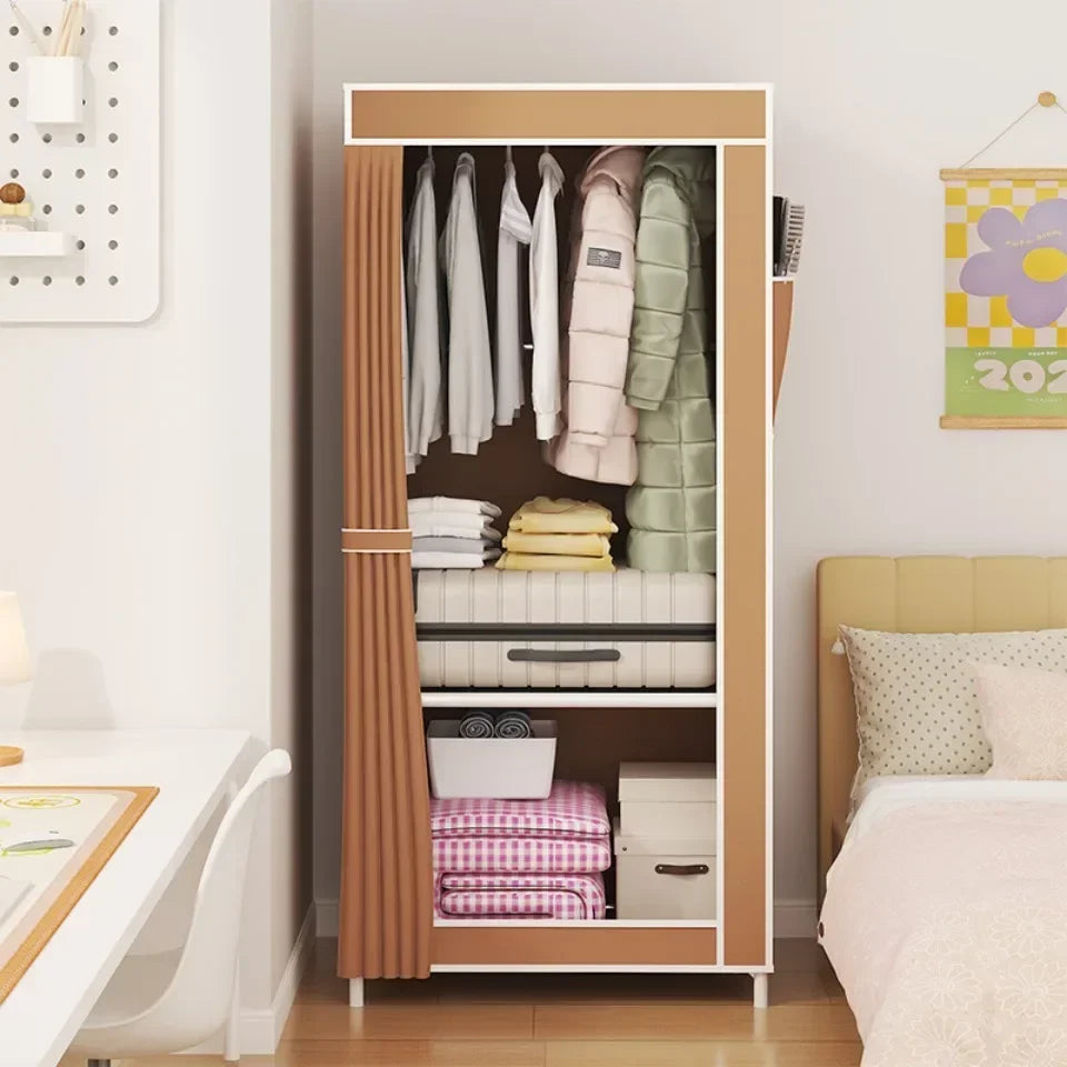 Assembly Closet for Clothes Storage Cabinet Wardrobes Magalu Store Sofa Bed Couch Mirrored Couple Clothes Guard Dressers Shoe
