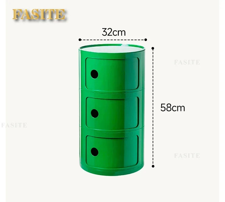 Nordic Modern Nightstands Small Space Cute Round Drawers Bedside Mid Century Outdoor Table De Chevet Furniture Living Room