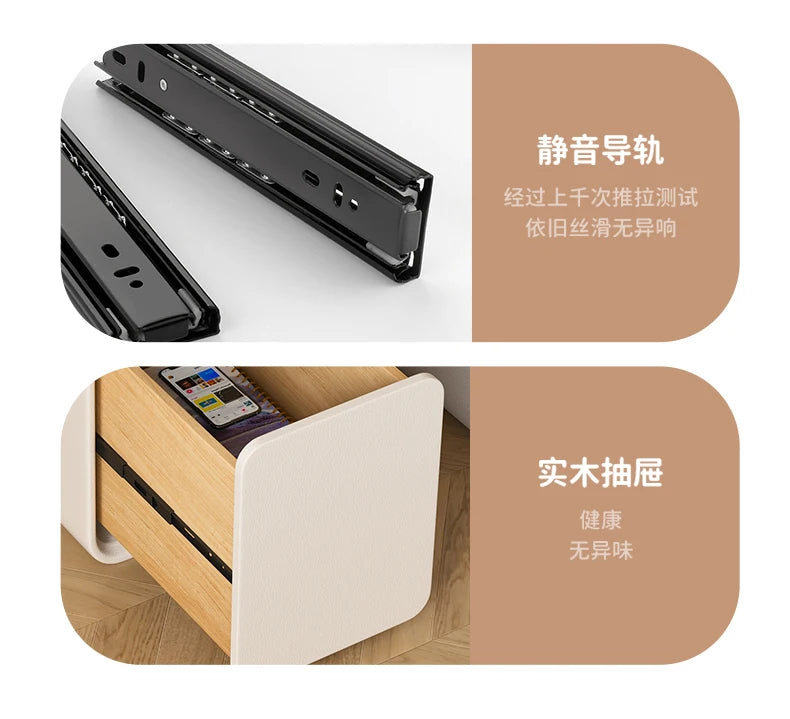 20cm French Modern Minimalist Style Bedside Table Small Ultra-narrow Gap Minimalist Mini Side Cabinet Home Furniture