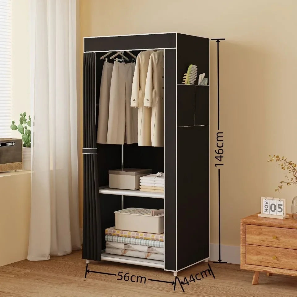 Assembly Closet for Clothes Storage Cabinet Wardrobes Magalu Store Sofa Bed Couch Mirrored Couple Clothes Guard Dressers Shoe