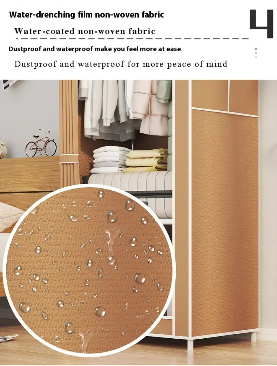 Assembly Closet for Clothes Storage Cabinet Wardrobes Magalu Store Sofa Bed Couch Mirrored Couple Clothes Guard Dressers Shoe