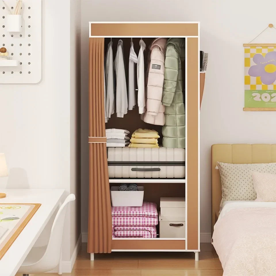 Assembly Closet for Clothes Storage Cabinet Wardrobes Magalu Store Sofa Bed Couch Mirrored Couple Clothes Guard Dressers Shoe