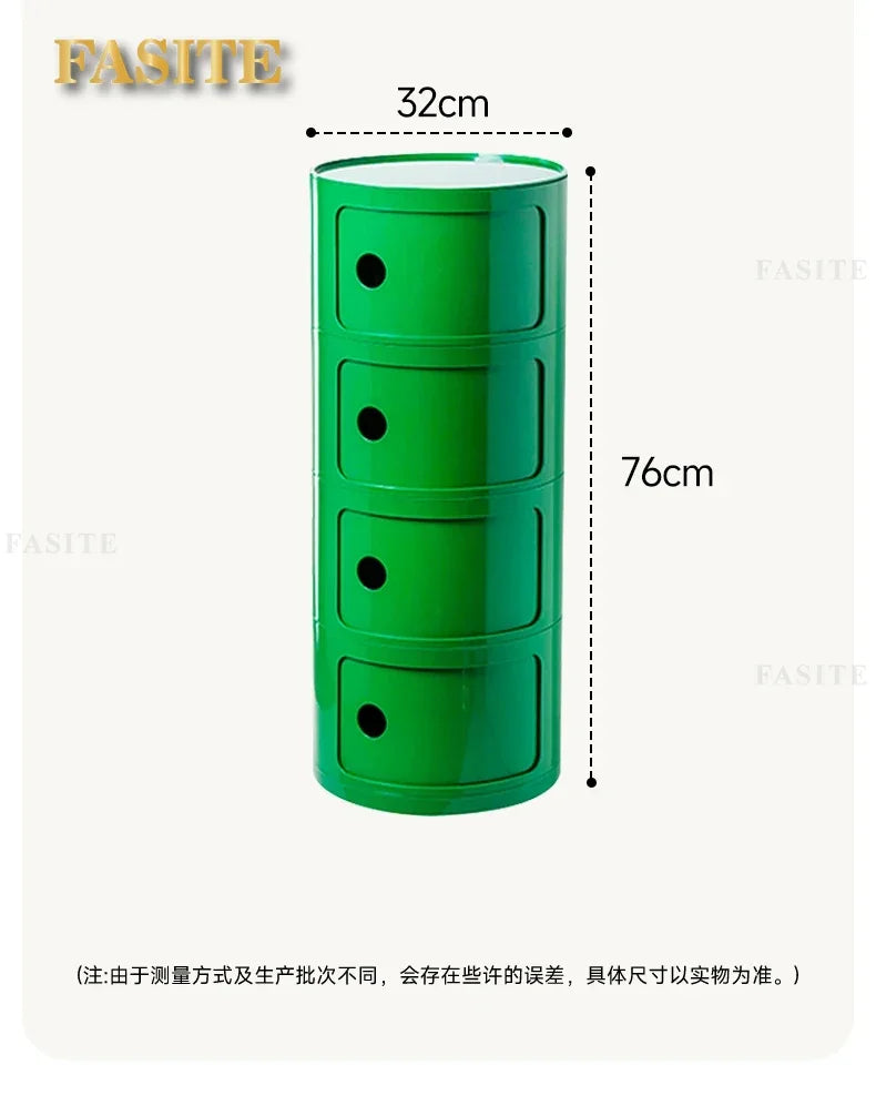 Nordic Modern Nightstands Small Space Cute Round Drawers Bedside Mid Century Outdoor Table De Chevet Furniture Living Room