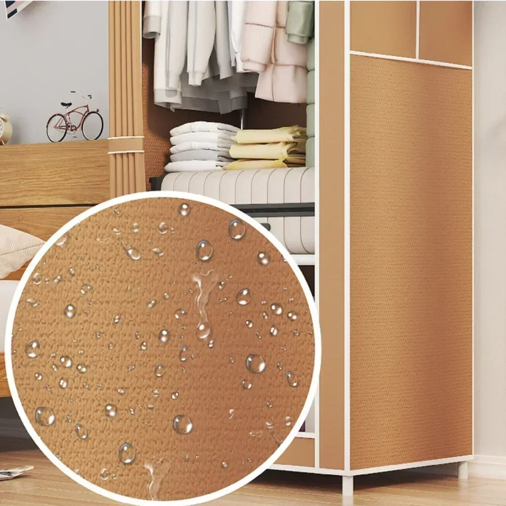 Assembly Closet for Clothes Storage Cabinet Wardrobes Magalu Store Sofa Bed Couch Mirrored Couple Clothes Guard Dressers Shoe