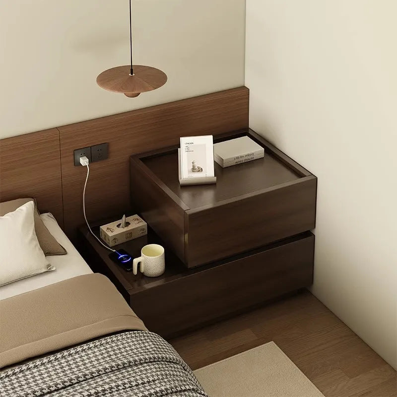 Modern Bedside Table Household Storage Free Combination Cabinet Sofa Bedrooms Bedside Nightstand Bedroom Furniture