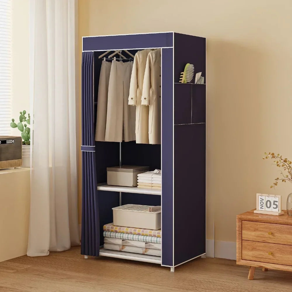 Assembly Closet for Clothes Storage Cabinet Wardrobes Magalu Store Sofa Bed Couch Mirrored Couple Clothes Guard Dressers Shoe