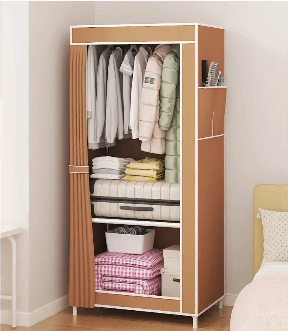 Assembly Closet for Clothes Storage Cabinet Wardrobes Magalu Store Sofa Bed Couch Mirrored Couple Clothes Guard Dressers Shoe