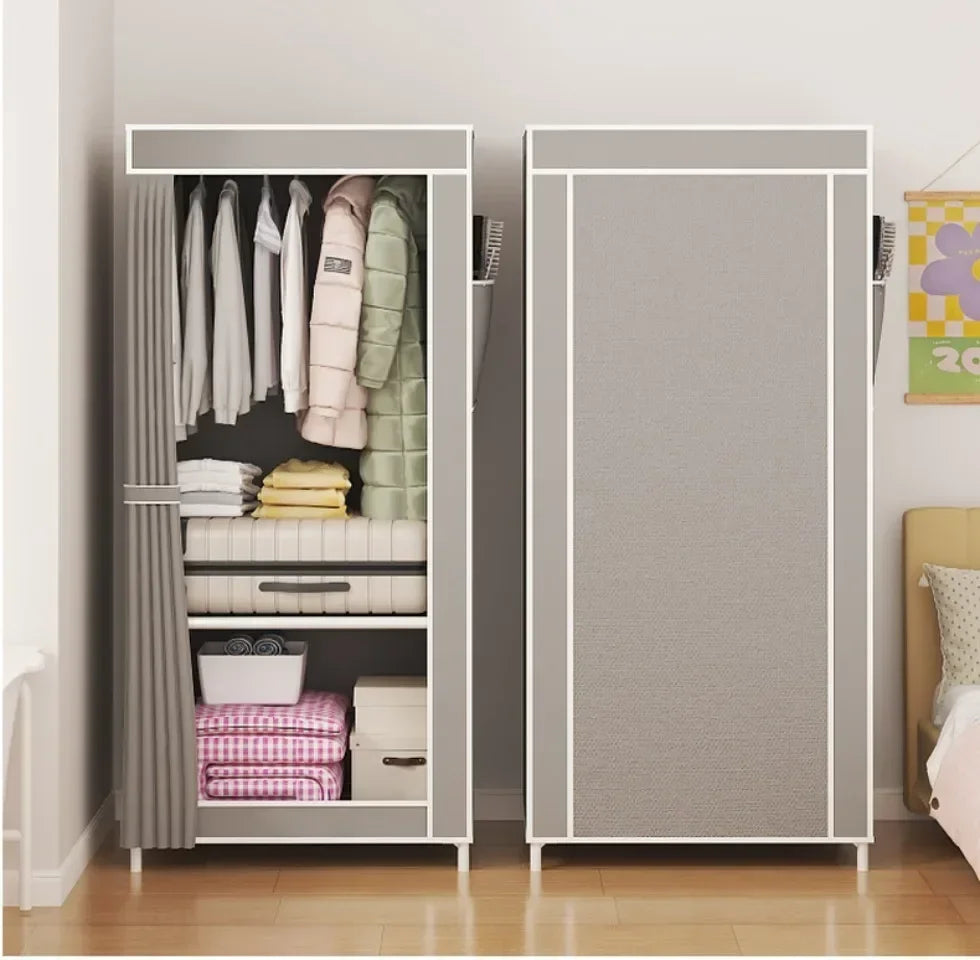 Assembly Closet for Clothes Storage Cabinet Wardrobes Magalu Store Sofa Bed Couch Mirrored Couple Clothes Guard Dressers Shoe