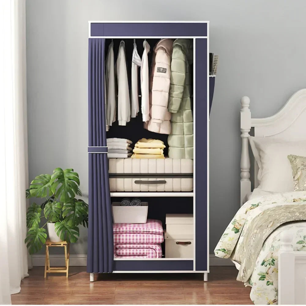 Assembly Closet for Clothes Storage Cabinet Wardrobes Magalu Store Sofa Bed Couch Mirrored Couple Clothes Guard Dressers Shoe